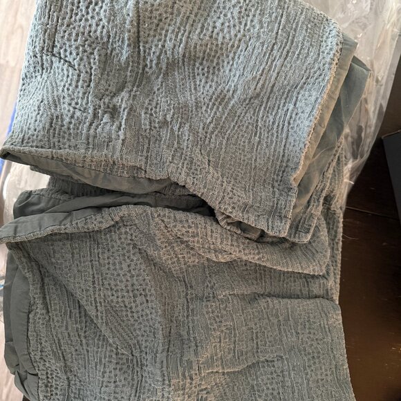 Pottery Barn King Cloud Duvet Cover and Shams - Picture 2 of 4